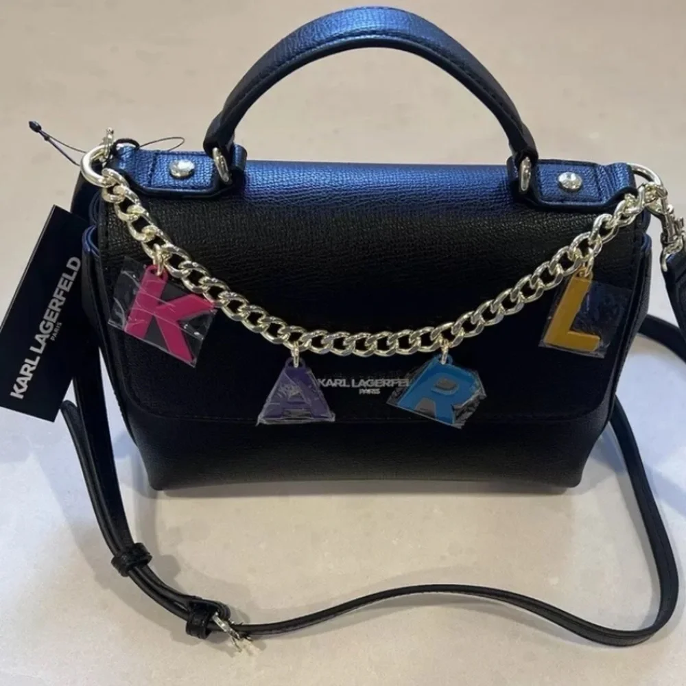 Karl Lagerfeld Reina Black‎ Crossbody Bag New With Tags MSRP $178